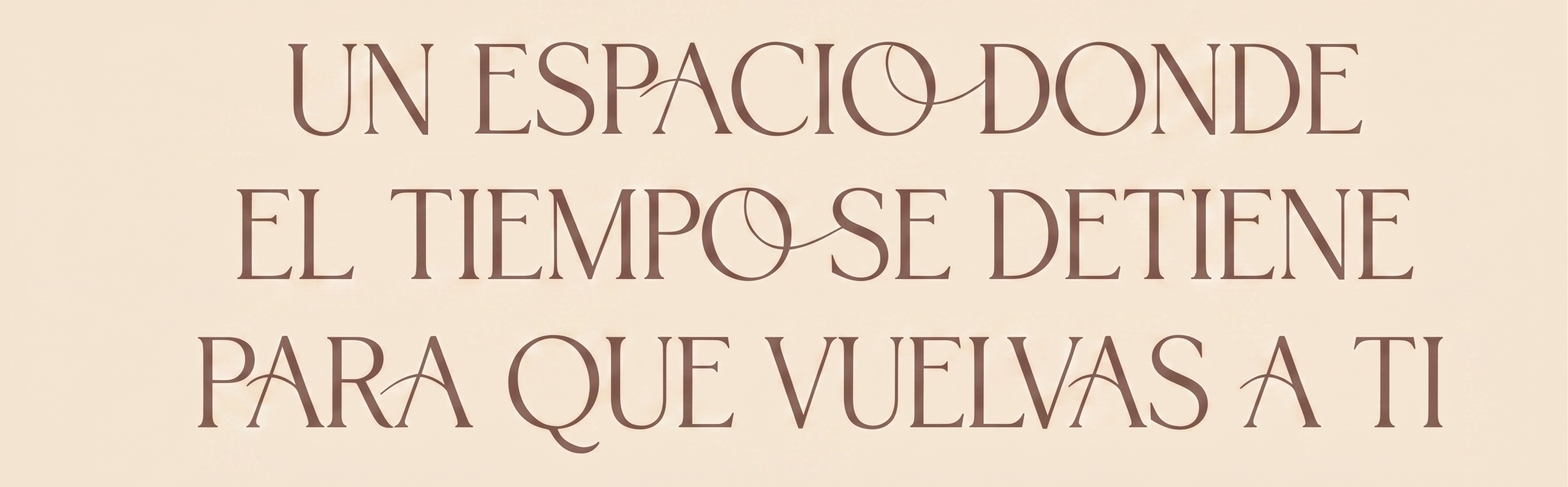 Un espacio donde el tiempo se detiene para que vuelvas a ti.